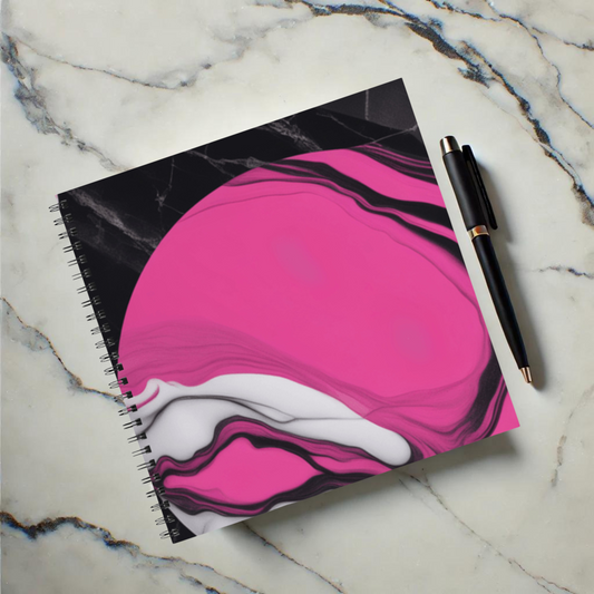 Marble Pop 8.5"x8.5" Hardcover Notebook