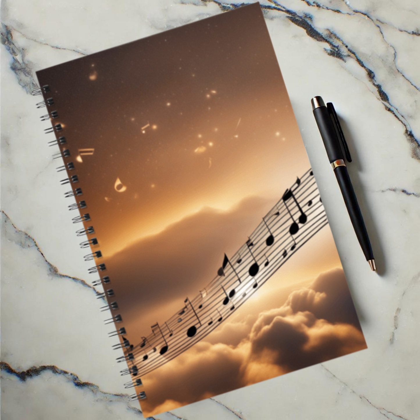Melody of Love 5.5”x8.5" Hardcover Notebook