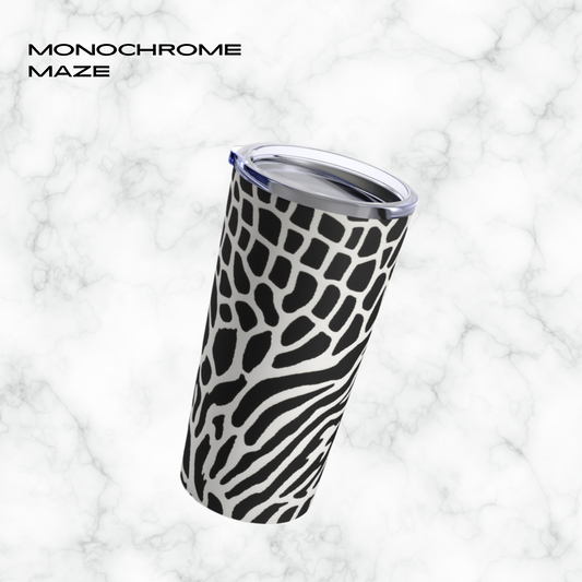 Monochrome Maze 20oz Tumbler