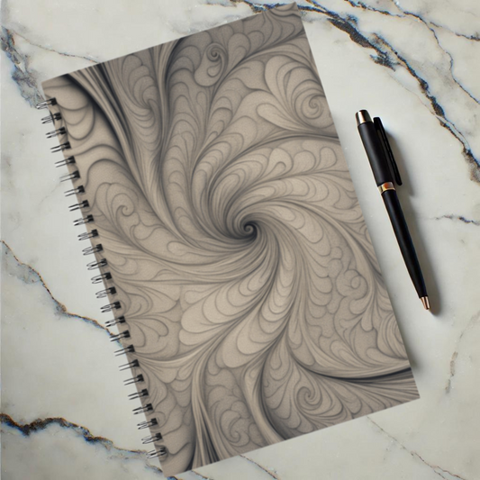 Mystic Whirl 5.5”x8.5" Hardcover Notebook