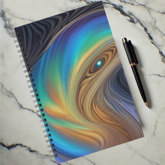 Nebula Swirl 5.5”x8.5" Hardcover Notebook