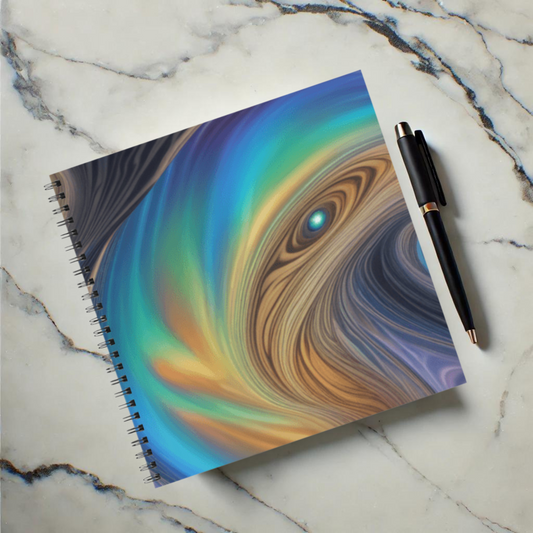 Nebula Swirl 8.5"x8.5" Hardcover Notebook