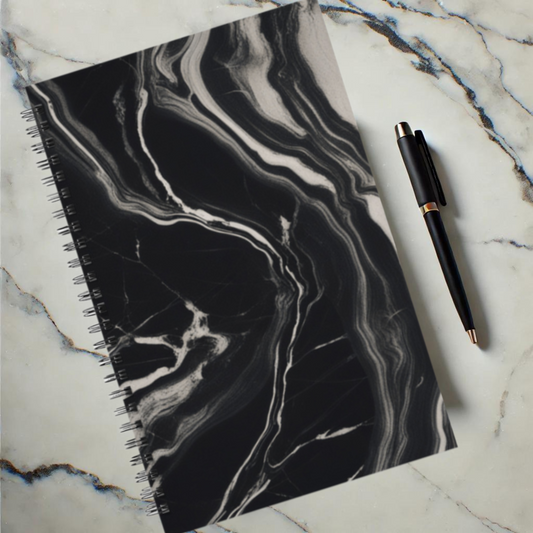 Onyx Flow 5.5”x8.5" Hardcover Notebook