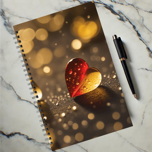 Radiant Heart Glow 5.5"x8.5" Hardcover Planner