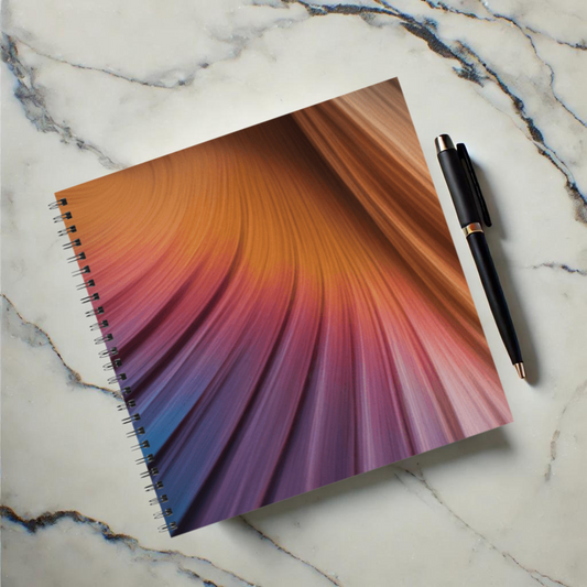 Radiant Swirl 8.5"x8.5" Hardcover Notebook