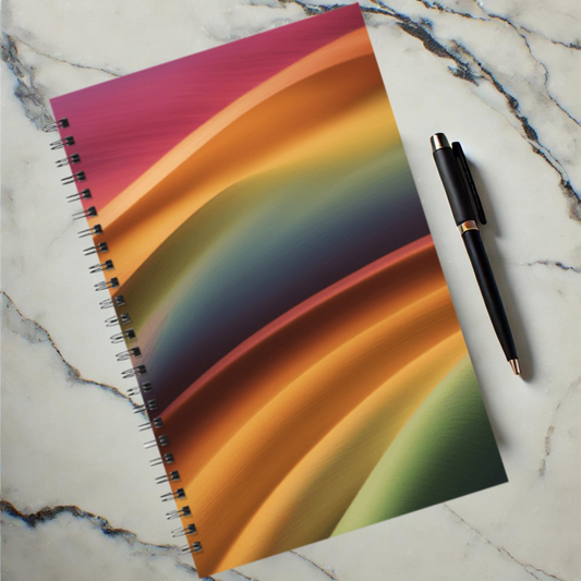 Rainbow Cascade 5.5"x8.5" Hardcover Planner