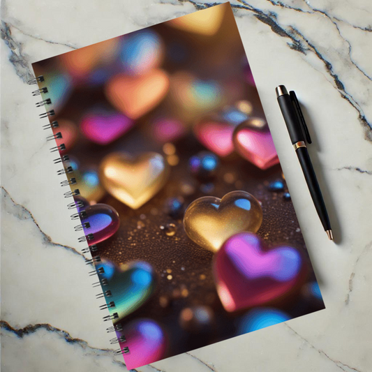 Rainbow Heartbeat 5.5"x8.5" Hardcover Planner