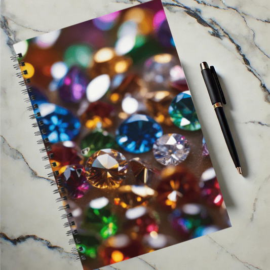 Rainbow Jewels 5.5"x8.5" Hardcover Planner