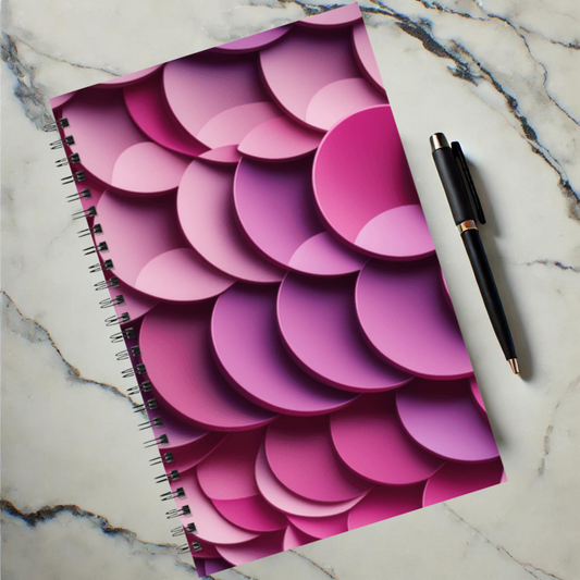 Rosy Ripple 5.5"x8.5" Hardcover Planner