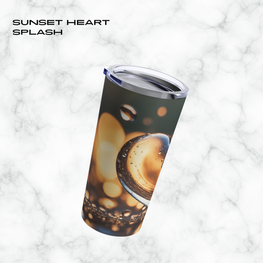 Romantic Heart Splash 20oz Tumbler