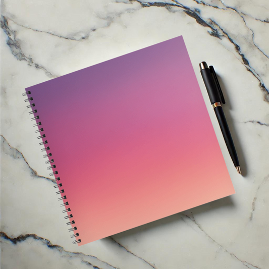 Sunset Haze 8.5"x8.5" Hardcover Notebook
