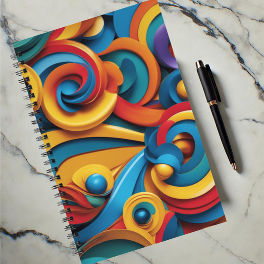 Swirl Fiesta 5.5"x8.5" Hardcover Planner