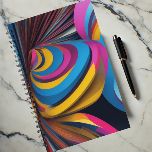 Vibrant Twirl 5.5"x8.5" Hardcover Planner