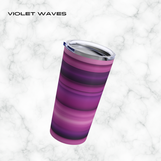 Violet Waves 20oz Tumbler