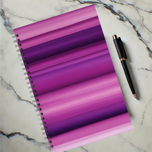 Violet Waves 5.5"x8.5" Hardcover Planner