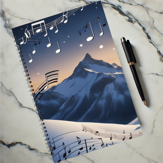 Winter Serenade 5.5”x8.5" Hardcover Notebook
