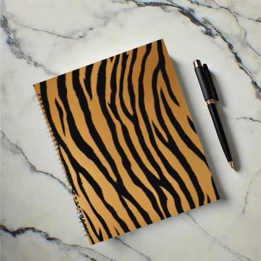 Golden Safari 8.5”x11” Hardcover Notebook