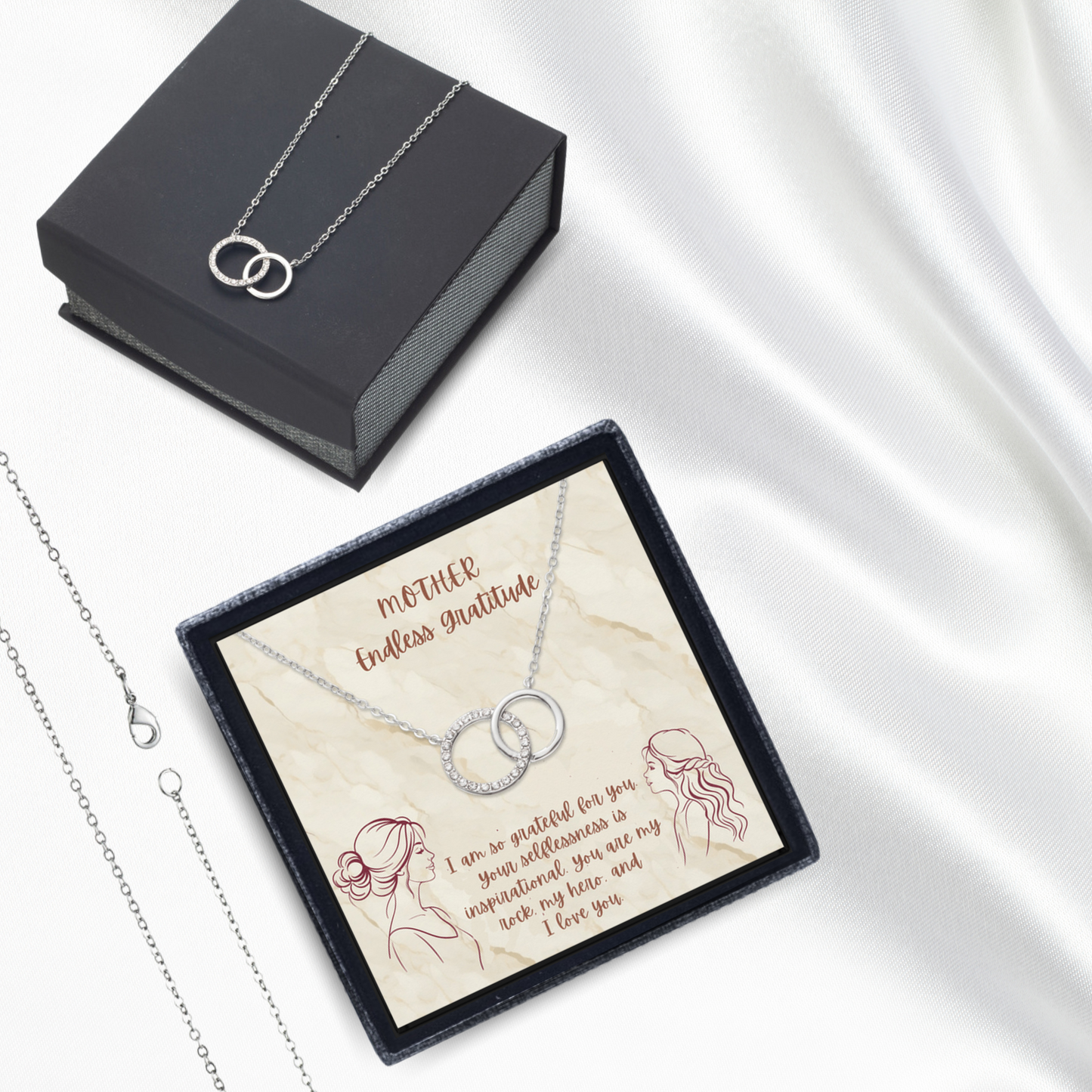 Boundless Gratitude - Linked Circles Necklace