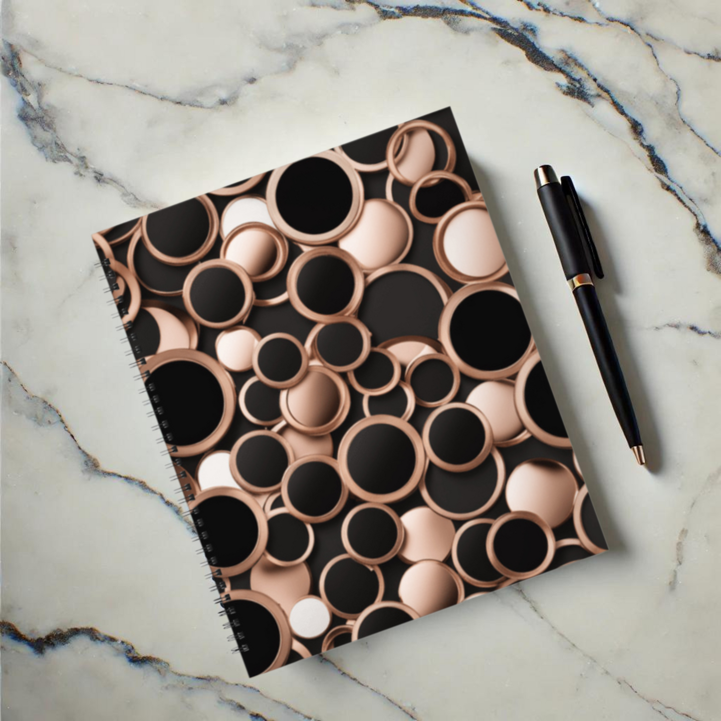 Copper Chic 8.5"x11" Hardcover Notebook