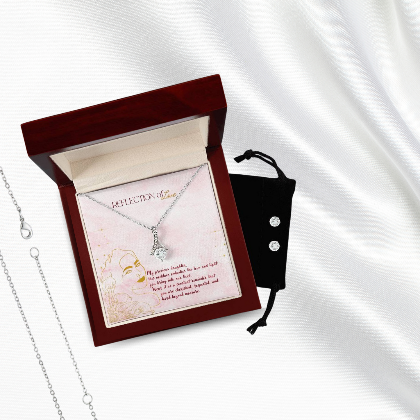 Shining Love - Alluring Necklace & Earring Set