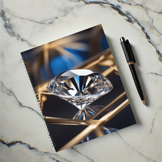 Crystal Elegance 8.5"x11" Hardcover Notebook