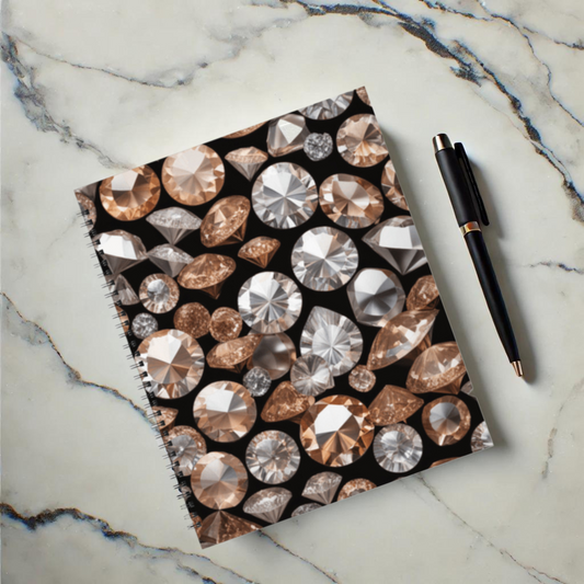 Crystal Harmony 8.5"x11" Hardcover Notebook