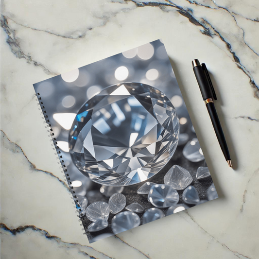 Diamond Cascade 8.5"x11" Hardcover Notebook