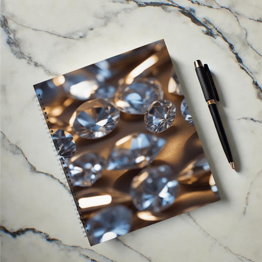 Diamond Dream 8.5"x11" Hardcover Notebook