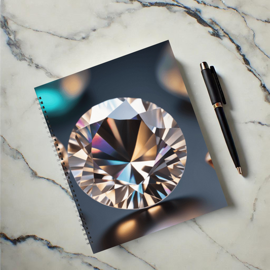 Gem Symphony 8.5"x11" Hardcover Notebook
