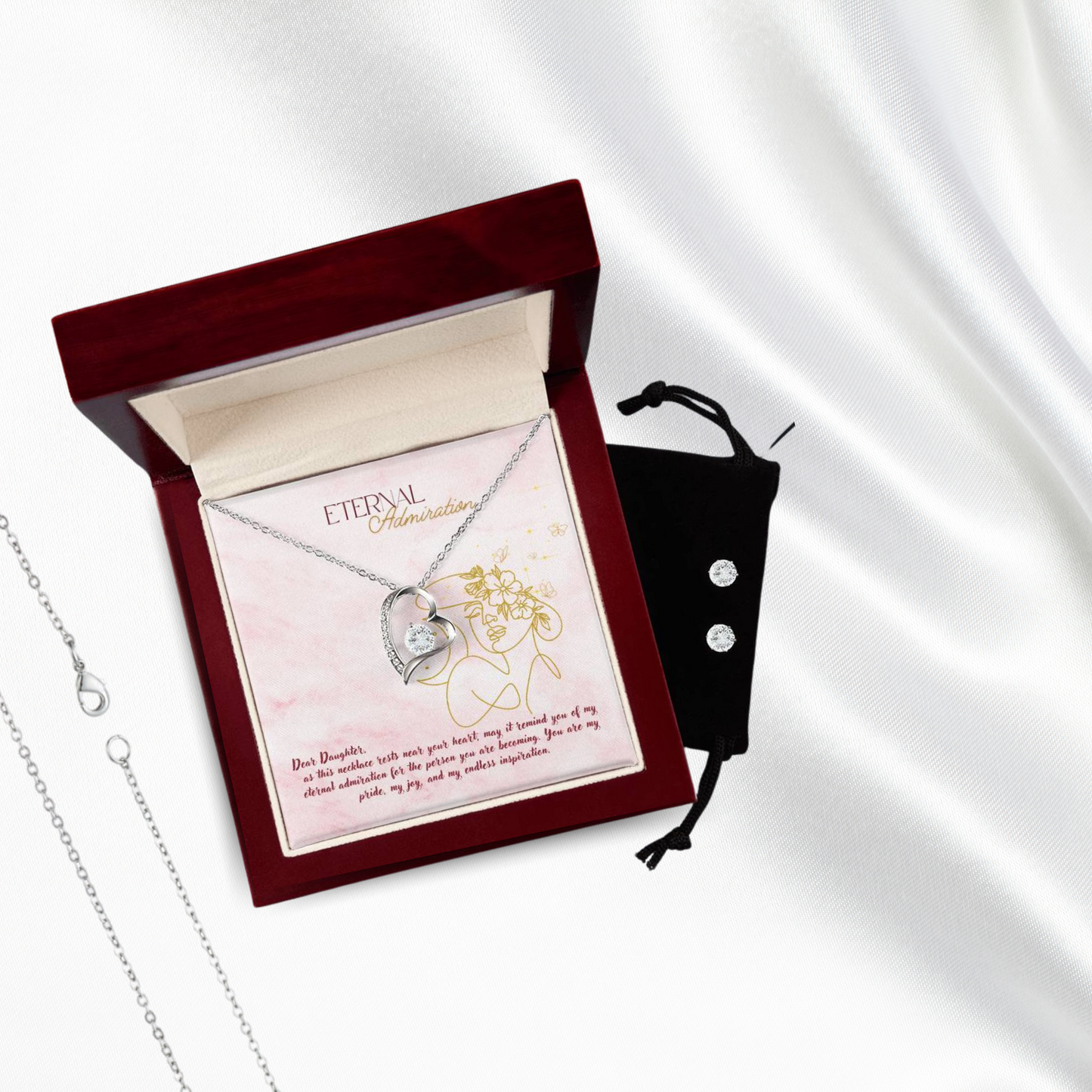 Heart of Pride - Love Necklace & Earring Set