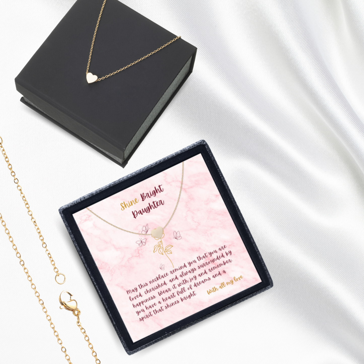 Heart of Gold - Kids Heart Necklace