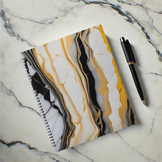 Sunset Marble 8.5"x11" Hardcover Notebook