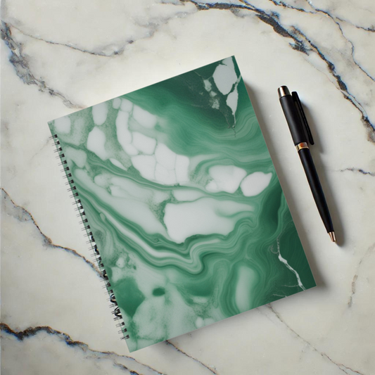Emerald Essence 8.5"x11" Hardcover Notebook