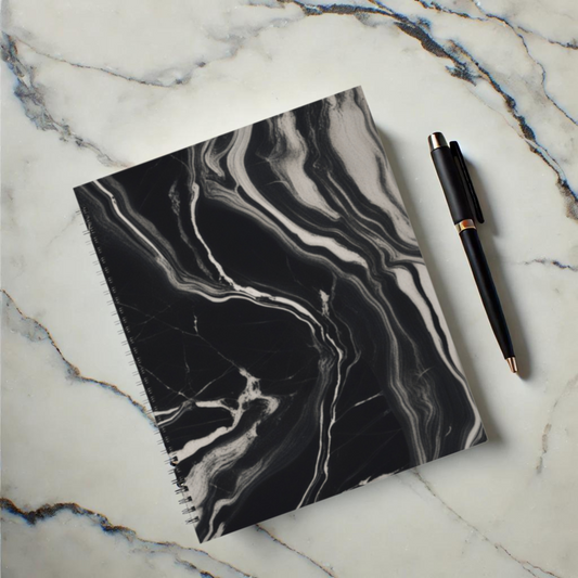 Onyx Flow 8.5"x11" Hardcover Notebook