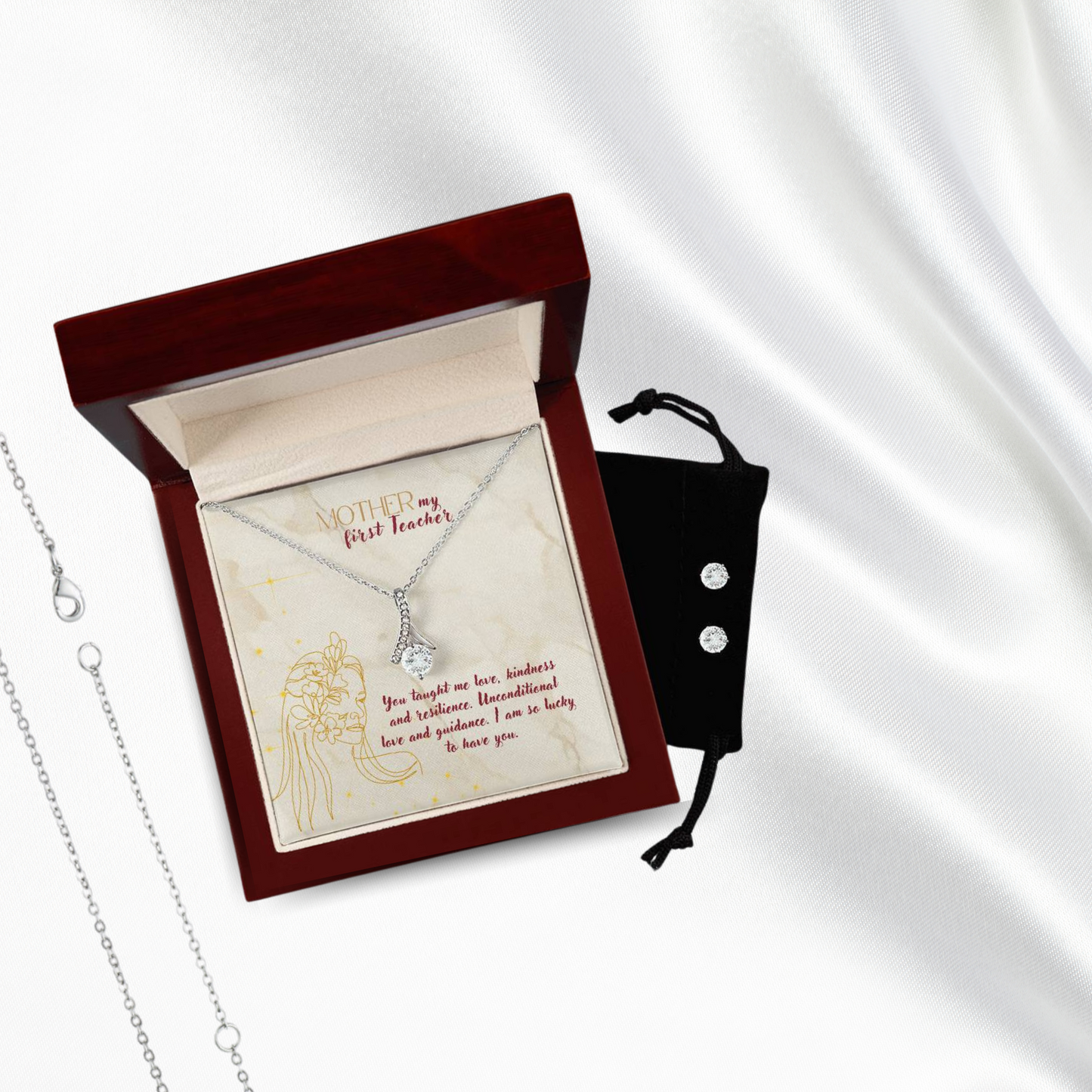 Wisdom & Love - Alluring Necklace & Earring Set