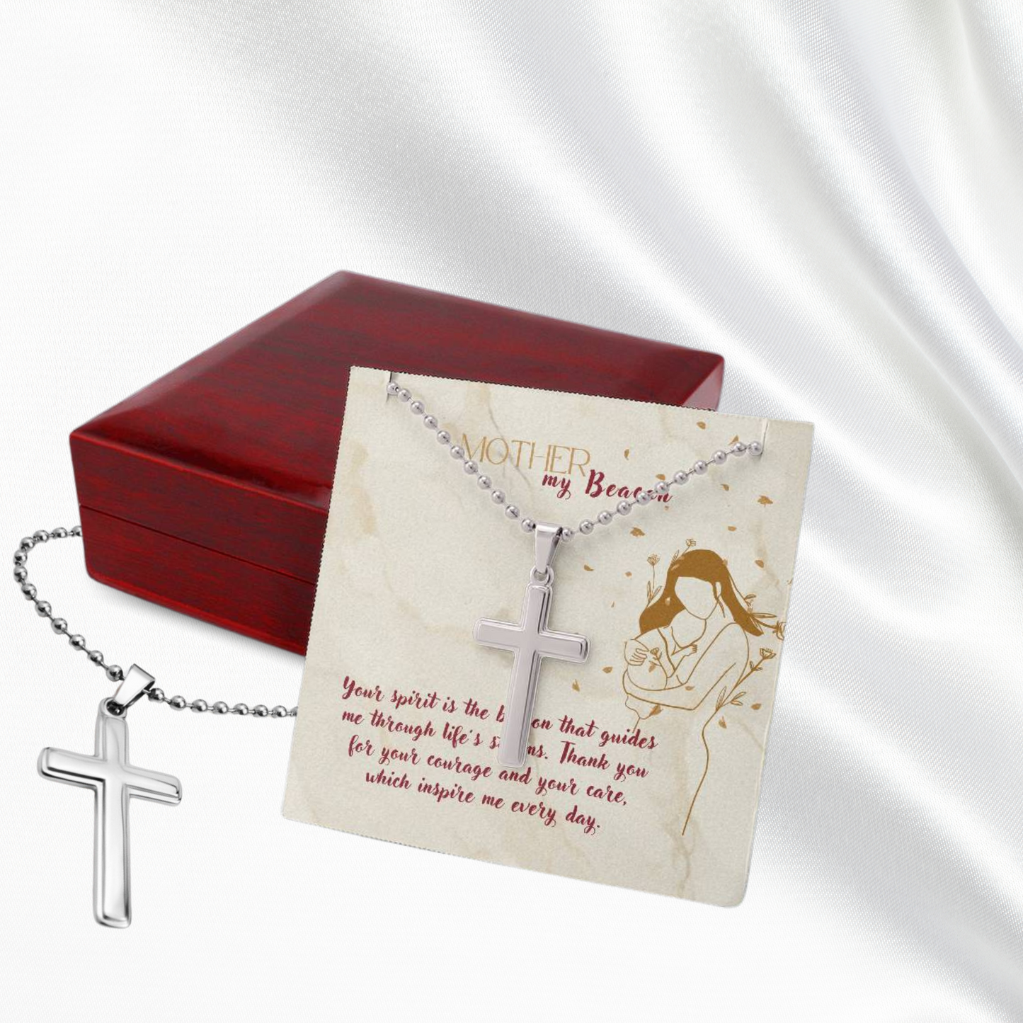Beacon of Love - Stainless Cross Necklace