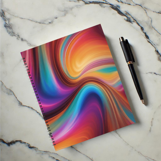 Color Surge 8.5"x11" Hardcover Notebook