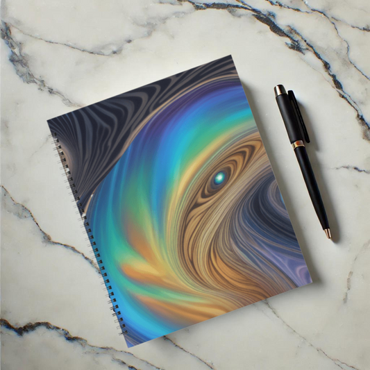 Nebula Swirl 8.5"x11" Hardcover Notebook
