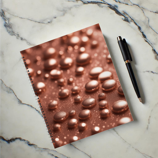 Luminous Drops 8.5"x11" Hardcover Notebook
