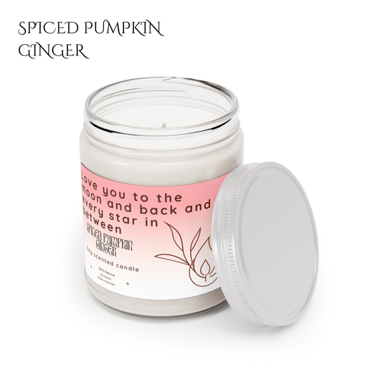 9oz Spiced Pumpkin Ginger Clar Candle – To the Moon & Back