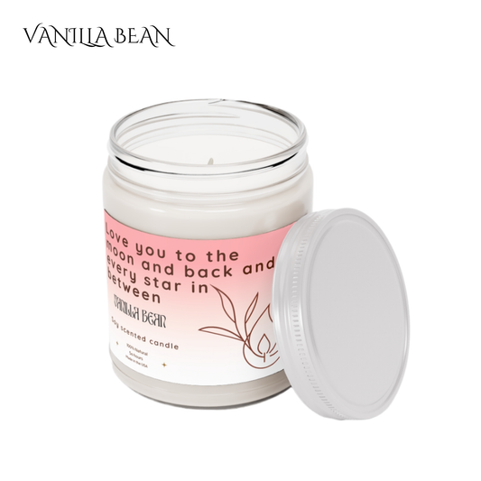 9oz Vanilla Bean Clar Candle – To the Moon & Back