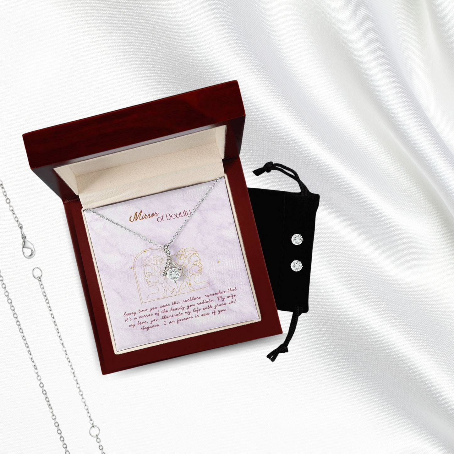 Radiant Beauty - Alluring Necklace & Earring Set