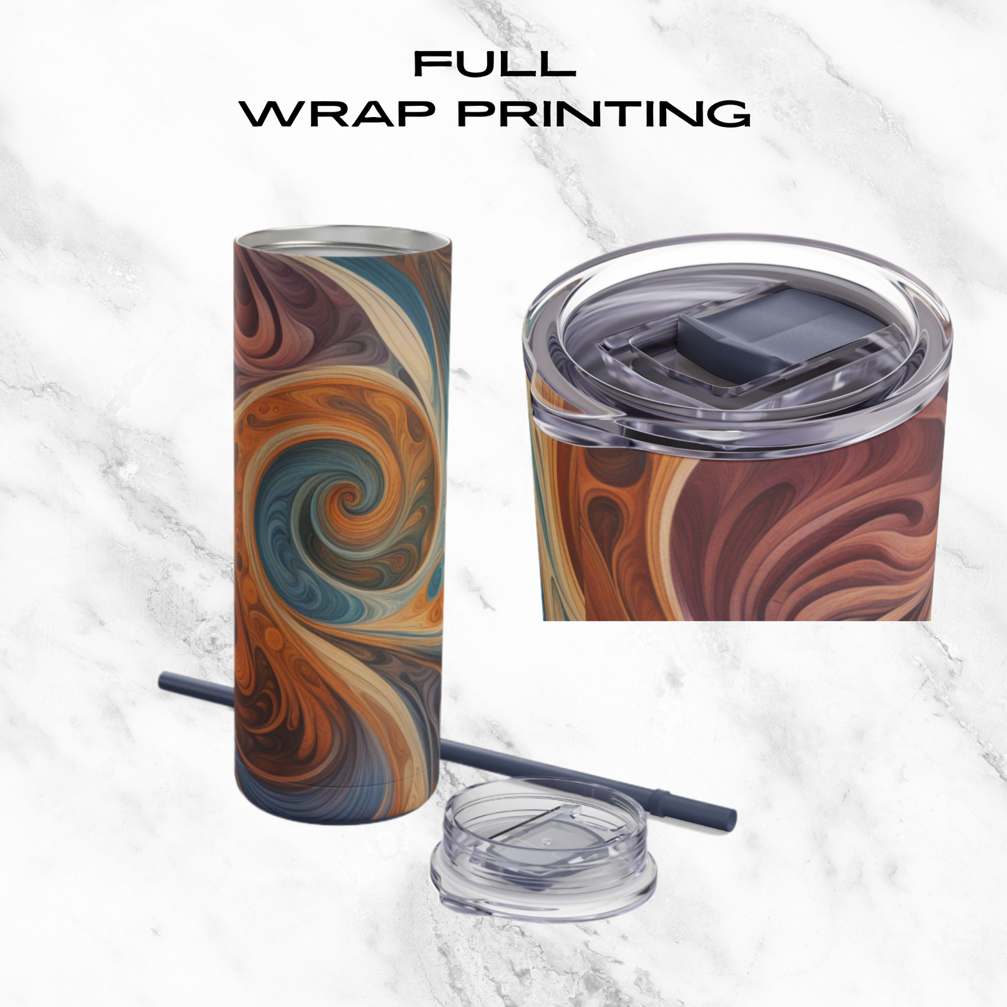 Aurora Dream 20oz Skinny Tumbler - With Straw