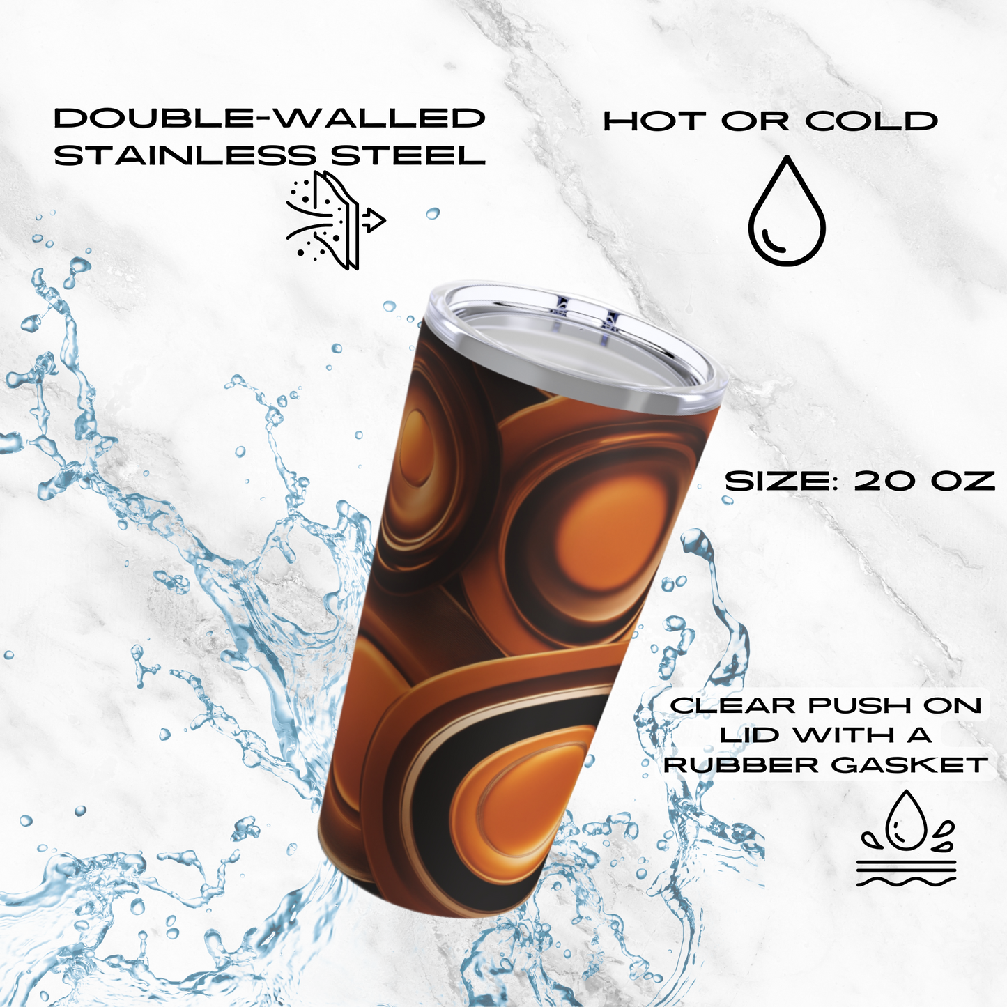 Amber Echo 20oz Tumbler