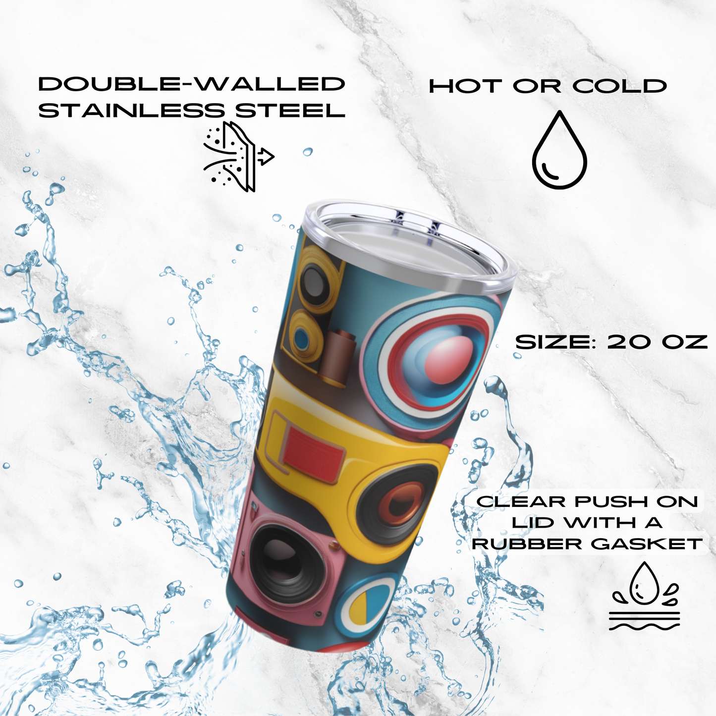 Camera Carnival 20oz Tumbler