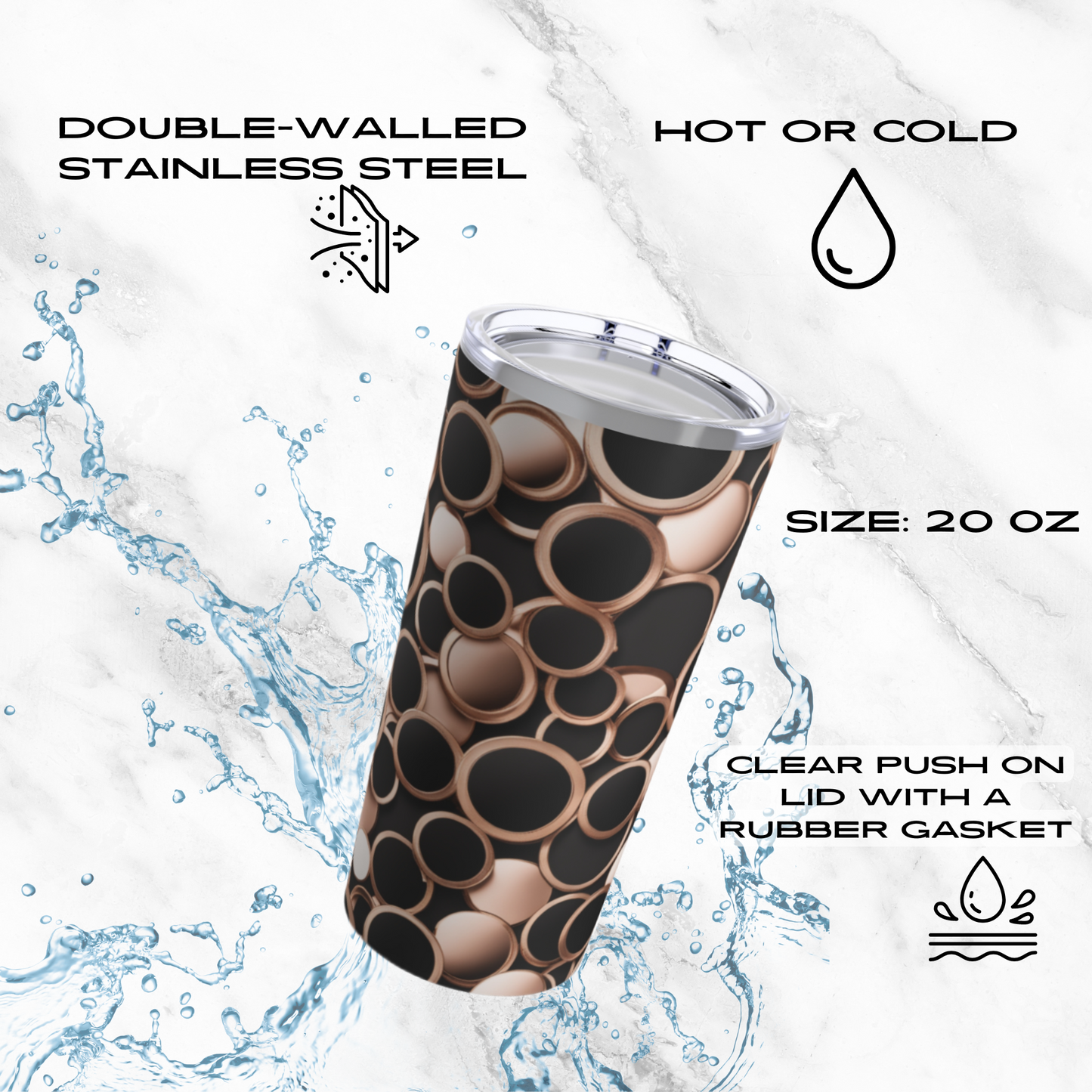 Copper Chic 20oz Tumbler