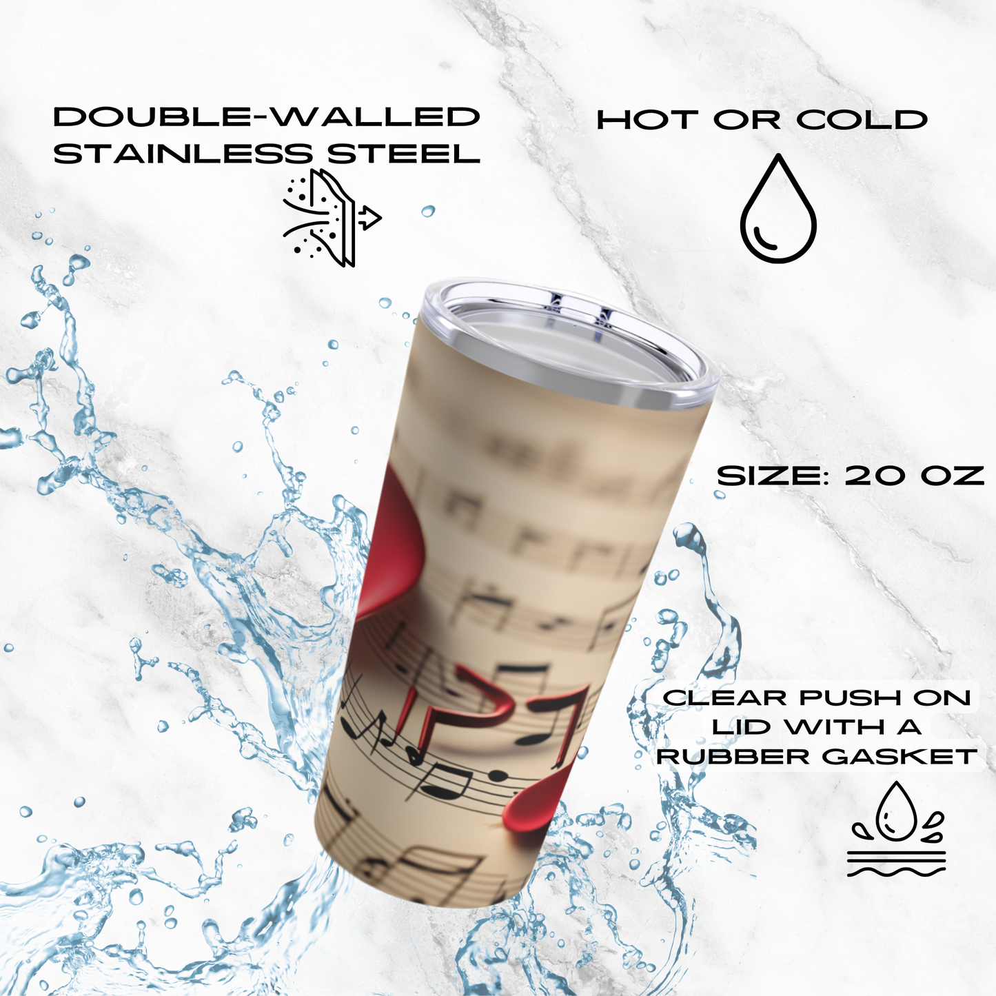 Love Notes 20oz Tumbler