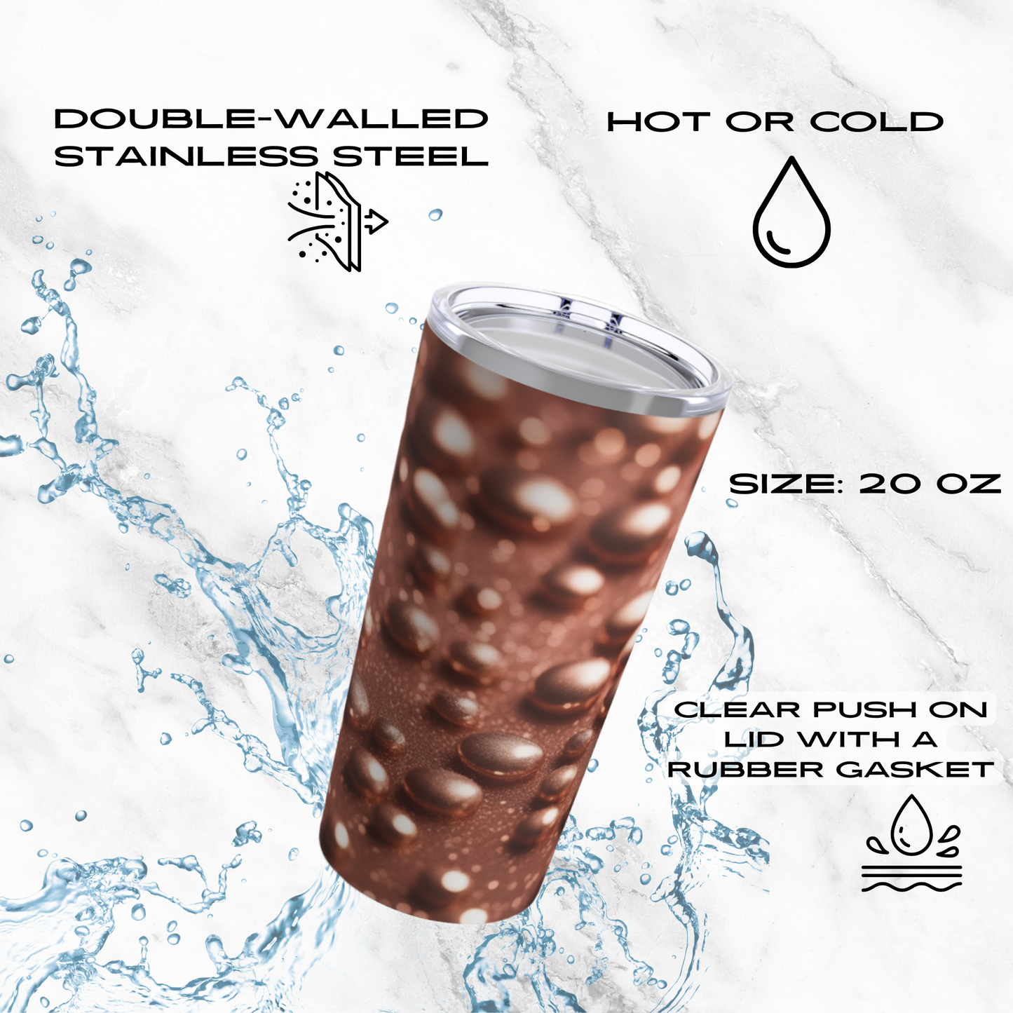 Luminous Drops 20oz Tumbler