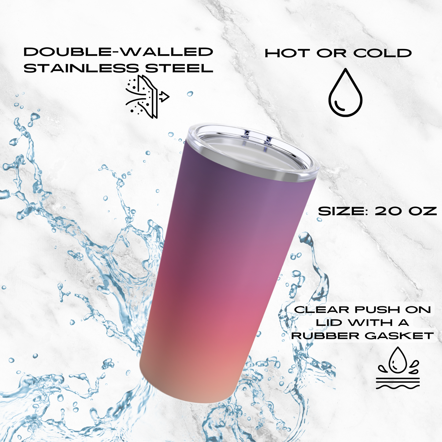 Sunset Haze 20oz Tumbler