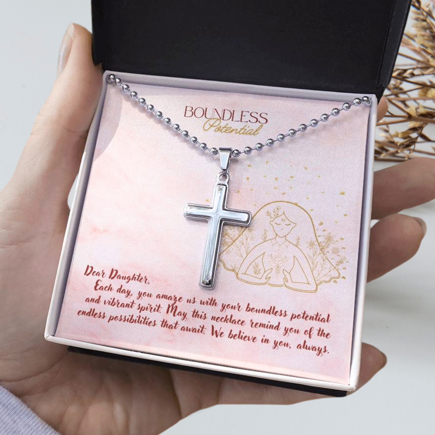 Boundless Spirit - Stainless Cross Necklace